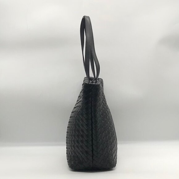 On 34th Black Woven Tote Bag - Picture 3 of 10